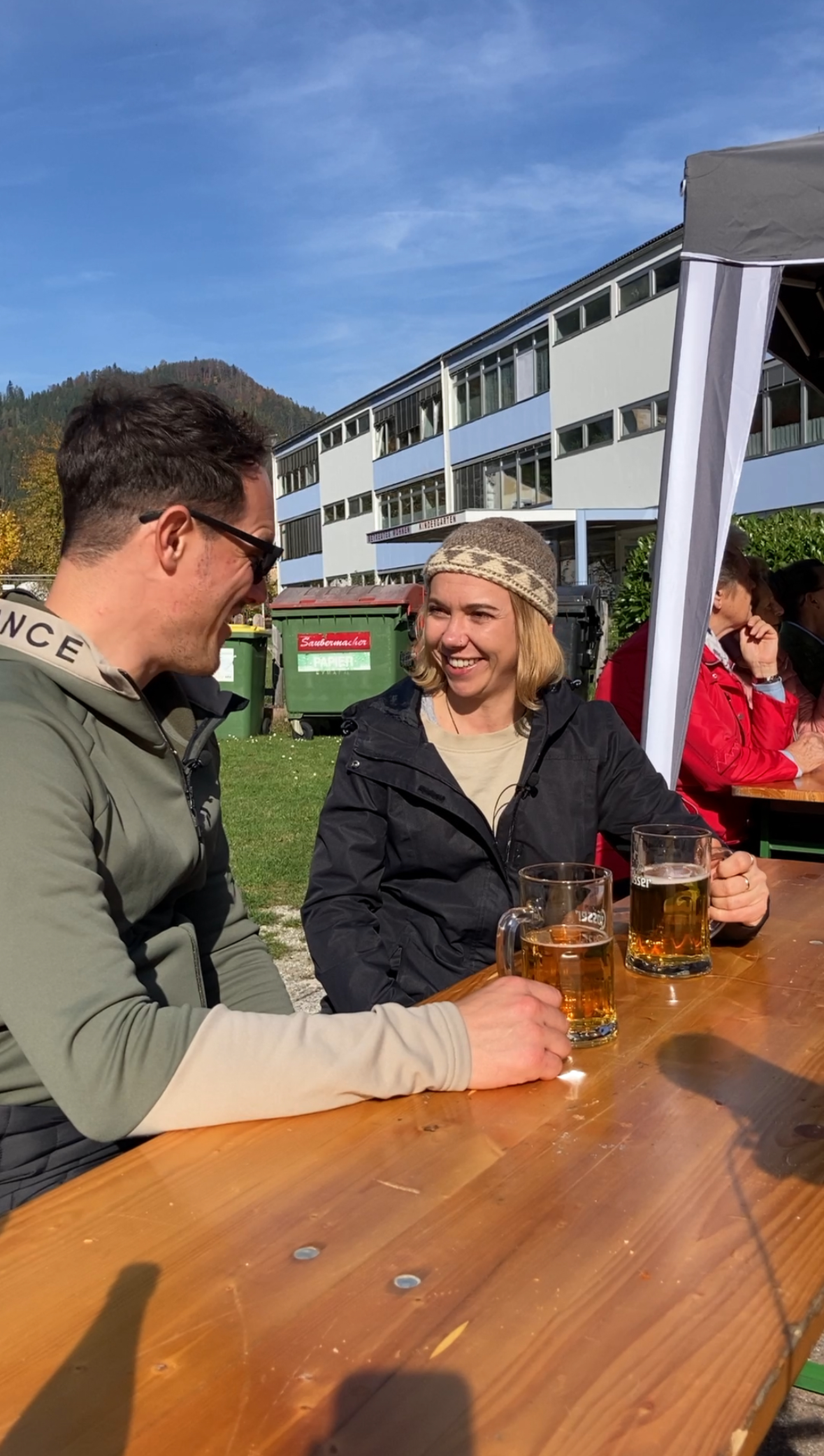 Theresia und Markus am Veitscher Herbst-Kirtag